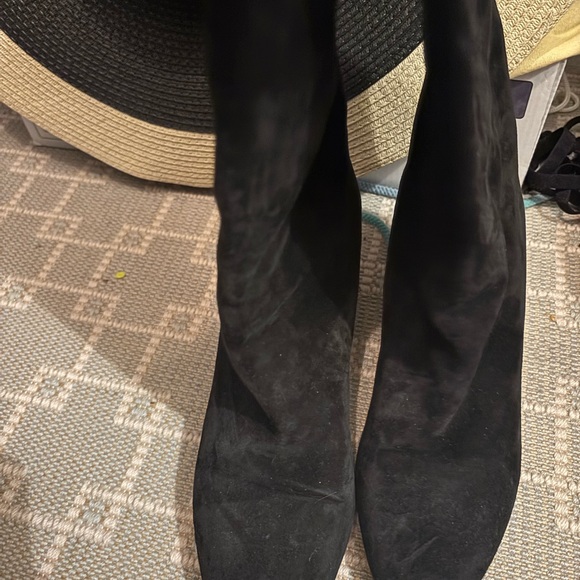 CHANEL Black Over the Knee Boots - Picture 2 of 5